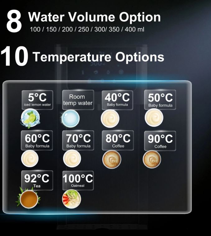 Bình thủy điện nóng lạnh Steiger STG 888