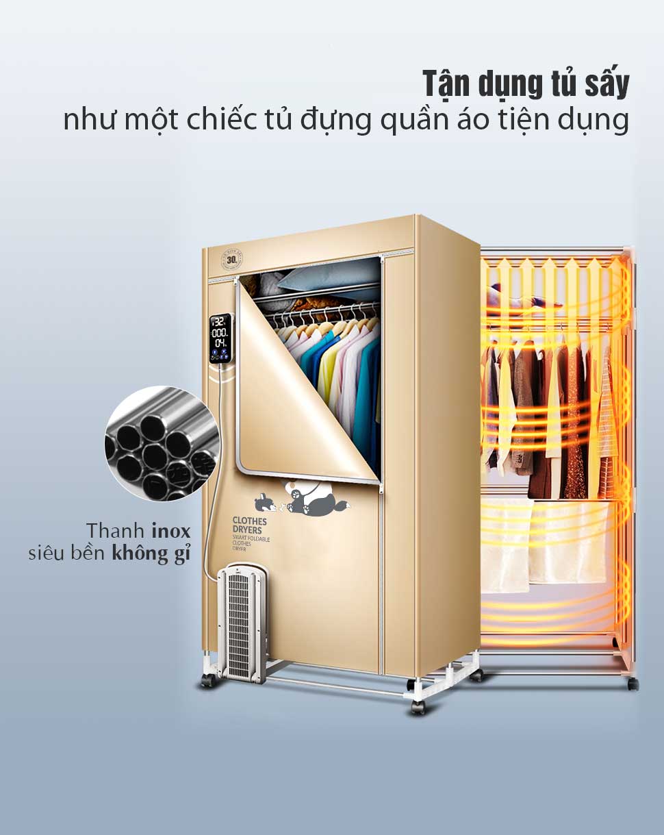 Tủ sấy quần áo Sowun SW 869