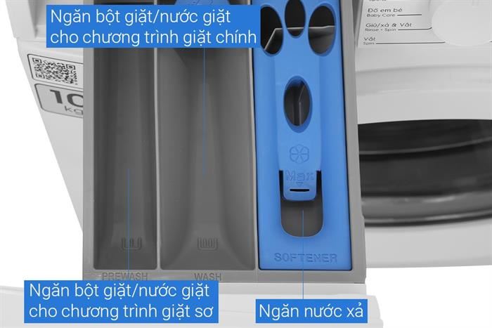 Máy giặt lồng ngang Electrolux Inverter 10kg EWF1024D3WC