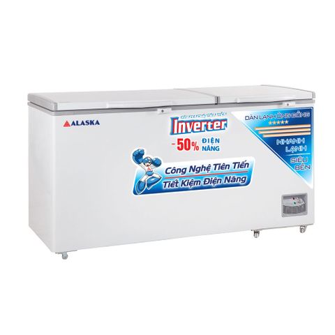 Tủ đông Alaska 2 cửa Inverter 650 Lít HB-650CI
