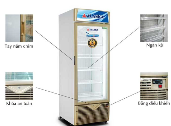 Tủ đông đứng Alaska IFC-45G