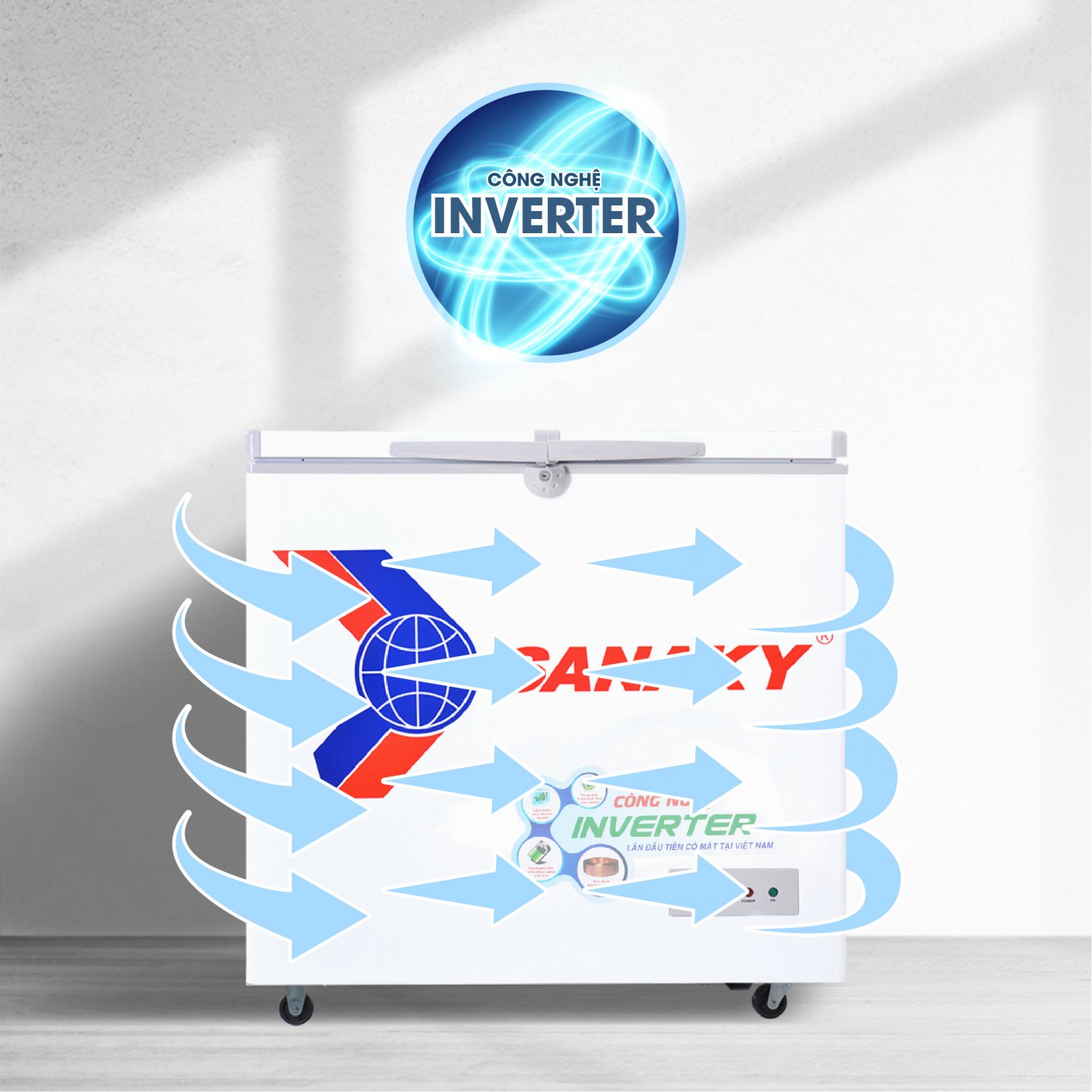 Tủ đông Sanaky Inverter 250 lít VH-2599A3