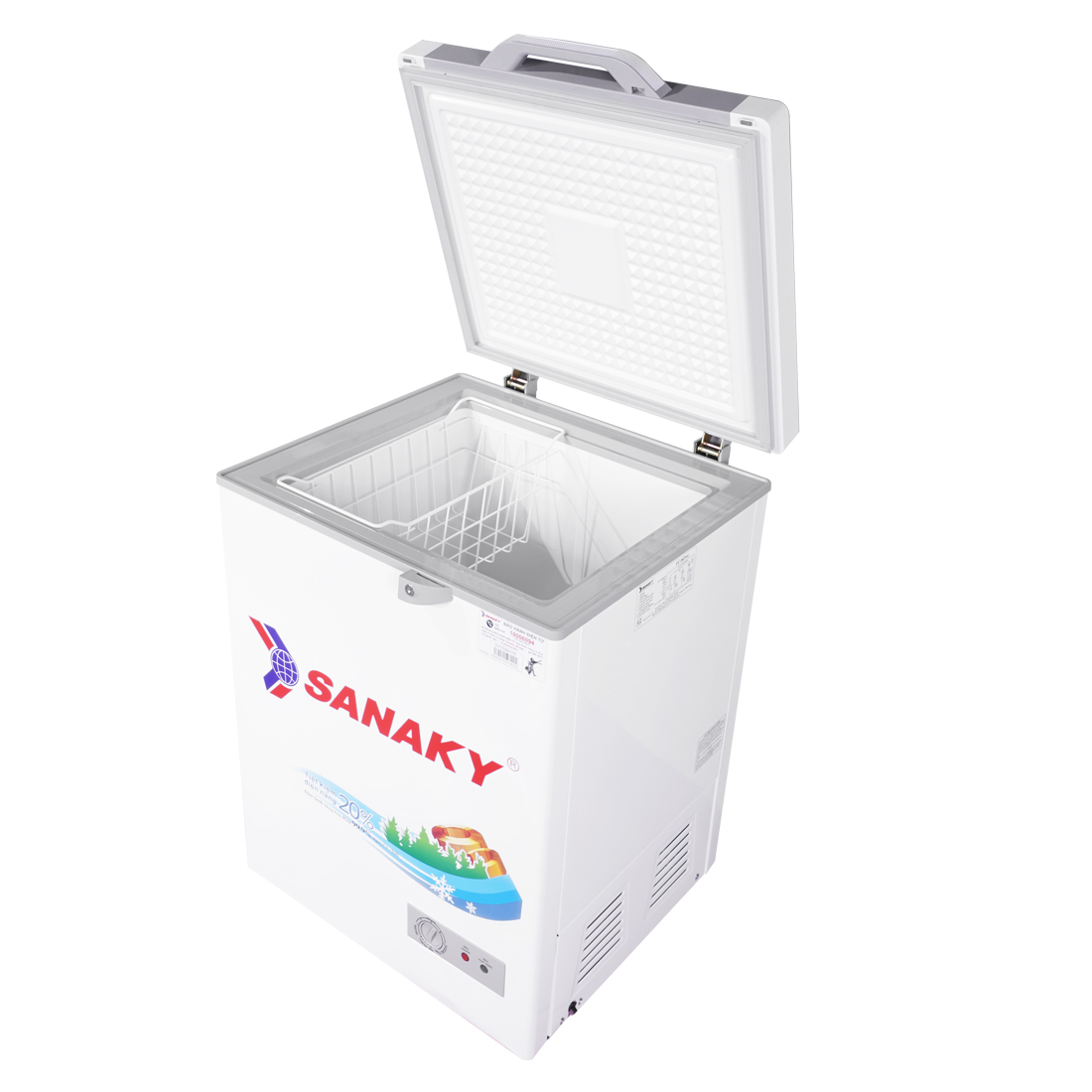 Tủ Đông kính cường lực Sanaky 100L VH-1599HYKD