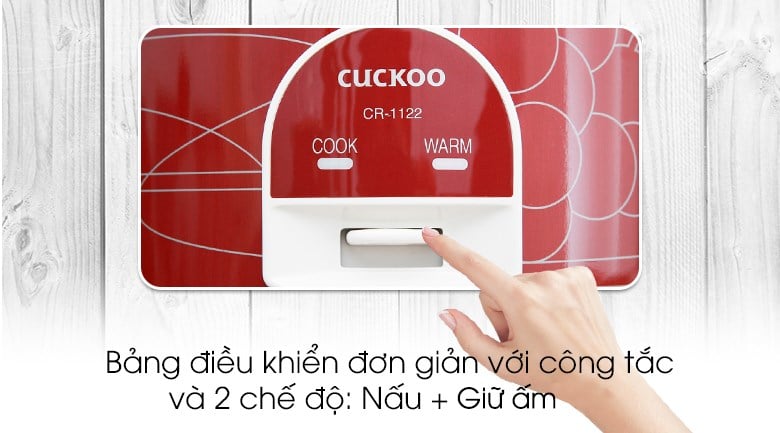 Nồi cơm nắp gài Cuckoo 2 lít CR-1122