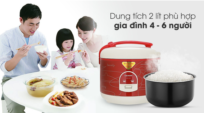 Nồi cơm nắp gài Cuckoo 2 lít CR-1122