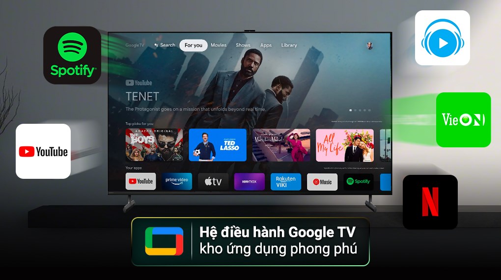 Google Tivi Sony 4K 55 inch KD-55X85L