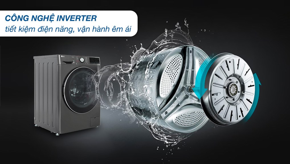 Máy giặt lồng ngang LG AI DD Inverter 12Kg FV1412S3B