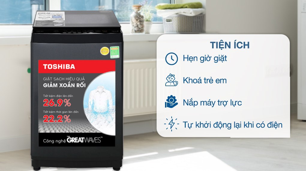 Máy giặt Toshiba 10Kg AW-M1100PV(MK)