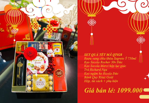 Set quà tết dành tặng cho gia đình, bạn bè và đối tác - Mã QT028