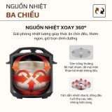 Nồi Áp Suất Điện Đa Năng OLIVO PC60 - 16 Chức Năng - Dung Tích 6L - Công Suất 1000W