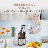 Máy Ép Chậm Đa Năng Olivo SJ200 - Tốc Độ Ép chỉ 39 vòng/phút – Ép Kiệt Bã 98% – Dễ Vệ Sinh