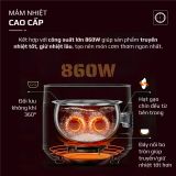 Nồi Cơm Điện OLIVO RC86 - Lòng Nồi INOX 304 Chống Dính Tự Nhiên, Nấu Cơm Ngon