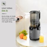 Máy Ép Chậm OLIVO SJ196 Titanium Ép Trái Cây Nguyên Quả Động Cơ AC Cao Cấp Êm Nhất Thị Trường