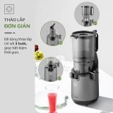 Máy Ép Chậm OLIVO SJ196 Titanium Ép Trái Cây Nguyên Quả Động Cơ AC Cao Cấp Êm Nhất Thị Trường