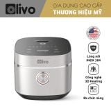 Nồi Cơm Điện OLIVO RC86 - Lòng Nồi INOX 304 Chống Dính Tự Nhiên, Nấu Cơm Ngon