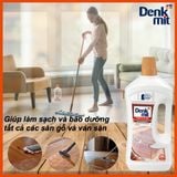 Nước lau sạch và làm sáng bóng sàn gỗ tự nhiên cao cấp Denkmit nắp Nâu - Chai 1 lít (10)