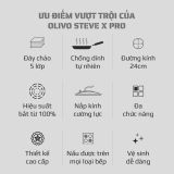 Chảo Inox Chống dính tự nhiên Olivo Steve X Pro - Đáy 5 Lớp, Đường Kính 24cm. Nấu Được Trên Mọi Loại Bếp