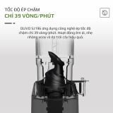 Máy Ép Chậm OLIVO SJ196 Titanium Ép Trái Cây Nguyên Quả Động Cơ AC Cao Cấp Êm Nhất Thị Trường