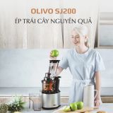 Máy Ép Chậm Đa Năng Olivo SJ200 - Tốc Độ Ép chỉ 39 vòng/phút – Ép Kiệt Bã 98% – Dễ Vệ Sinh