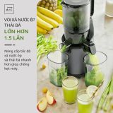 Máy Ép Chậm OLIVO SJ196 Titanium Ép Trái Cây Nguyên Quả Động Cơ AC Cao Cấp Êm Nhất Thị Trường