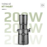 Máy Ép Chậm OLIVO SJ240 Giải Pháp Hoàn Hảo Cho Việc Ép Kết Hợp Trái Cây, Rau Củ