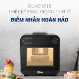 Nồi Chiên Hơi Nước OLIVO SF15 37 Chương Trình Cài Sẵn Dung Tích 15L Công Suất 2620W