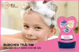 Dầu gội xả Bubchen trái tim 2 trong 1 dành cho bé gái - Chai 230ml (8)