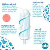 Băng vệ sinh O.B Tampons ProComfort Super Plus 6 giọt 32 siêu thấm hút cực kỳ mềm mại thoải mái đi bơi (5)