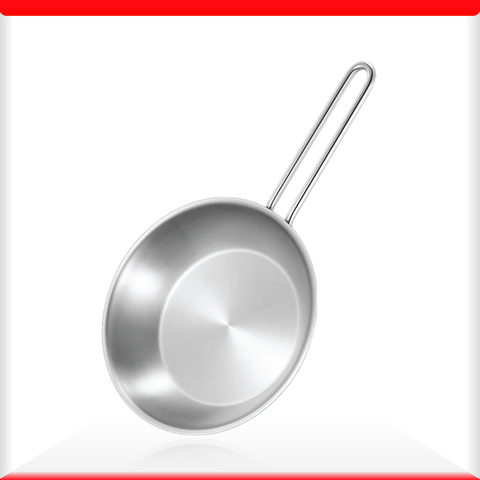 Chảo Inox Olivo P2045 – Chống Dính Tự Nhiên, Đáy 3 Lớp, Đường Kính 20cm Nấu Được Trên Mọi Loại Bếp