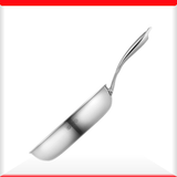 Chảo Inox Chống Dính Tự Nhiên Olivo Steve 2655 Đường Kính 26cm, Sâu 5.5cm, Nấu Được Trên Mọi Loại Bếp