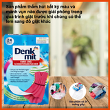 Giấy chống lem màu quần áo lẫn nhau khi giặt Denkmit - Hộp 24 miếng (9)