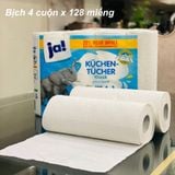 Giấy lau bếp đa năng Ja nhập khẩu Đức - Bịch 4 cuộn x 128 tờ (8)