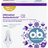 Băng vệ sinh O.B Tampons ExtraProtect Normal 3 giọt 56 siêu thấm hút siêu mềm mại thoải mái vận động (6)