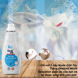 Nước giặt tẩy vết bẩn quần áo trắng quần áo màu nhập khẩu Đức - Chai 1l (8)