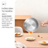 Chảo Inox Olivo P2045 – Chống Dính Tự Nhiên, Đáy 3 Lớp, Đường Kính 20cm Nấu Được Trên Mọi Loại Bếp
