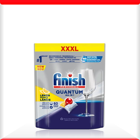 Viên rửa bát Finish Quantum All in 1 hương Chanh - Túi 60 viên (6)