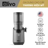 Máy Ép Chậm OLIVO SJ196 Titanium Ép Trái Cây Nguyên Quả Động Cơ AC Cao Cấp Êm Nhất Thị Trường