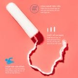 Băng vệ sinh Facelle Tampons Super 4 giọt 32 siêu thấm hút thoải mái vận động (12)