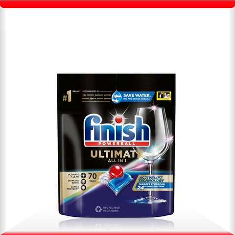 Viên rửa bát cao cấp Finish Ultimate All in 1 hương Soda - Túi 70 viên (5)