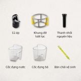 Máy Ép Chậm OLIVO SJ189 Cao Cấp Ép Trái Cây Rau Củ Quả Làm Kem Bảo hành 10 Năm
