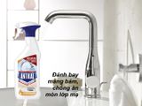 Xịt tẩy cặn canxi thiết bị phòng tắm đa năng Antikal Action- Chai 500ml (10)