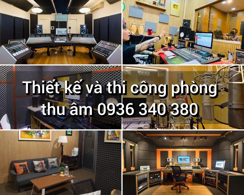 Thiết kế phòng thu âm chuyên nghiệp