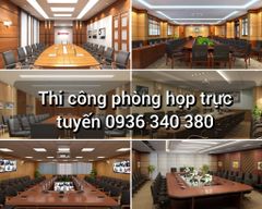 Thiết kế phòng họp trực tuyến