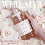  Sữa tắm trắng da cánh hoa hồng Damask Weilaiya Grand Rose Extracts Whitening Shower Gel 450ml 