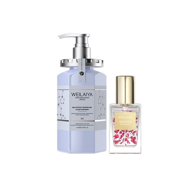  Bộ sản phẩm dưỡng tóc óng mượt Weilaiya 