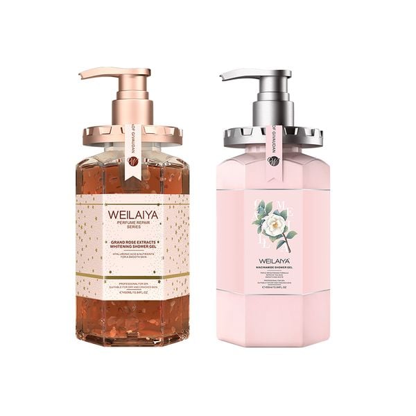  Combo 2 chai sữa tắm trắng da Weilaiya 