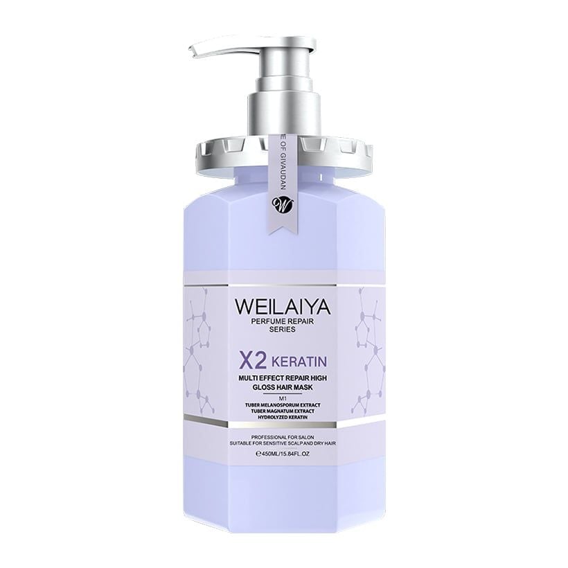  Hấp đa tầng phục hồi liên kết tóc Weilaiya X2 Keratin 450ml 