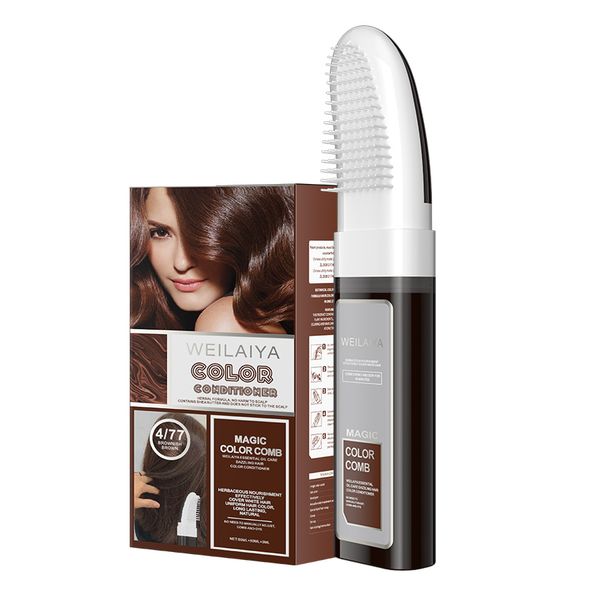  Dầu gội phủ bạc dưỡng tóc Weilaiya - Màu nâu đen 