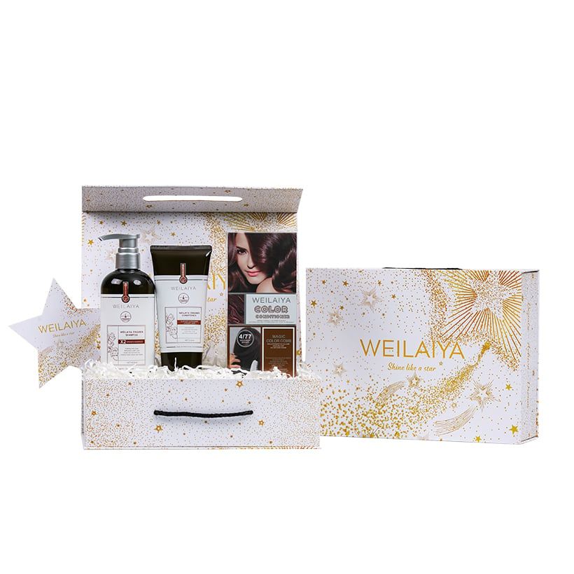  Set hộp quà Sao 1 cặp gừng thảo mộc + 1 Phủ màu dưỡng tóc 