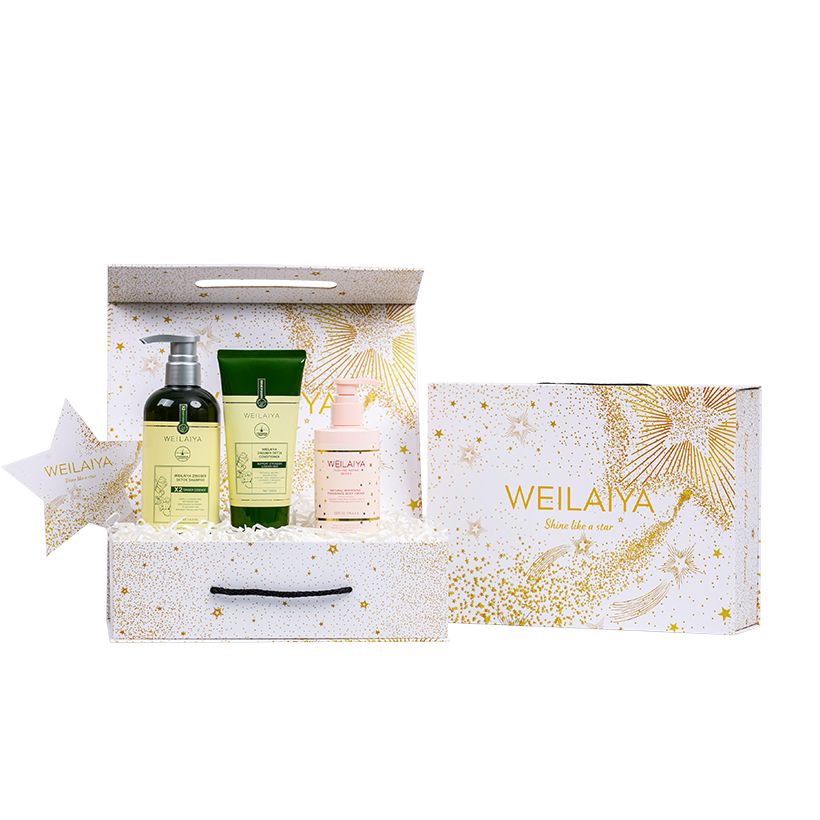  Set hộp quà Sao 1 cặp gừng detox + 1 Kem body tone up hoa hồng 